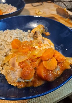 Une photo de Poulet mafé