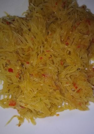 Foto resep Tumis pedas pepaya serut