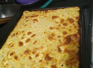 Una foto de Sopa paraguaya con sémola