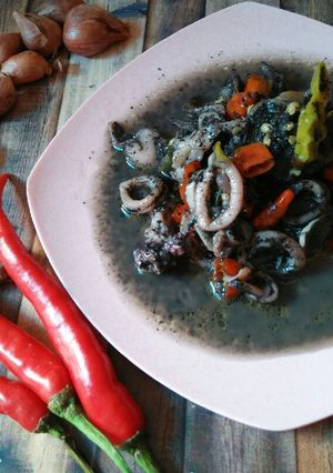 Foto resep Cumi Tinta Pedas