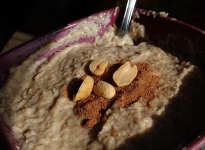 Una foto de Gachas de maní - inspiración jamaicana