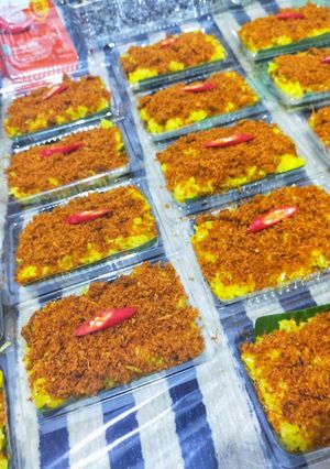 Foto resep Ketan kuning serundeng