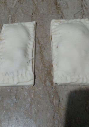 A picture of Pizza puff pastry.