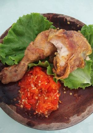 Foto resep Ayam Goreng (sambal bawang)