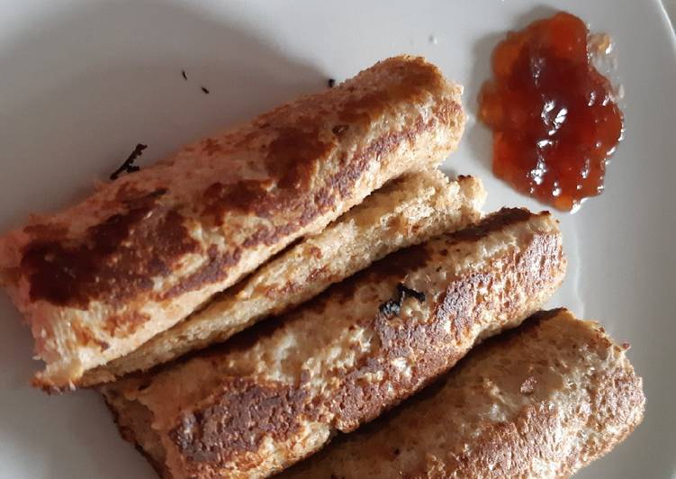 Postre : rollitos de plátano macho súper fit