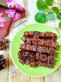 Foto resep Sate Tempe #Bandung_RecookCiaFebri