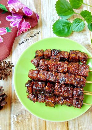 Foto resep Sate Tempe #Bandung_RecookCiaFebri