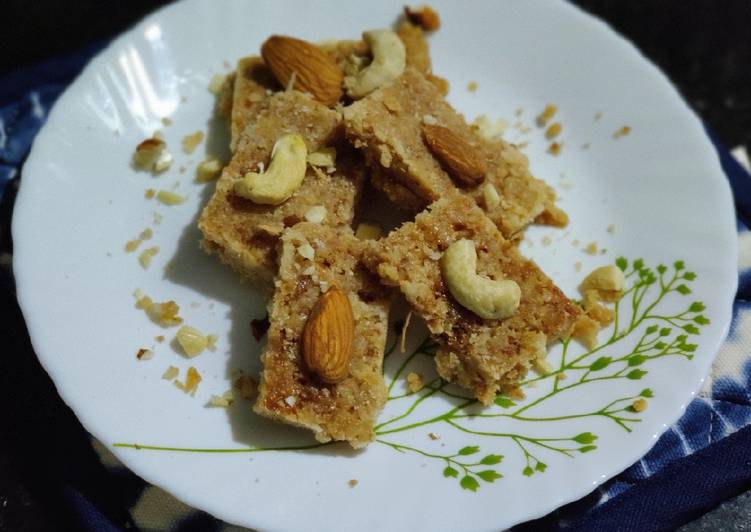 Steps to Prepare Favorite Coconut burfi