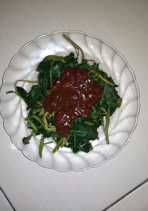 Foto resep Rujak Kangkung