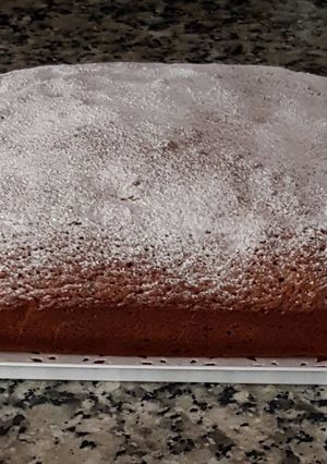 Una foto de Bizcocho de chocolate blanco