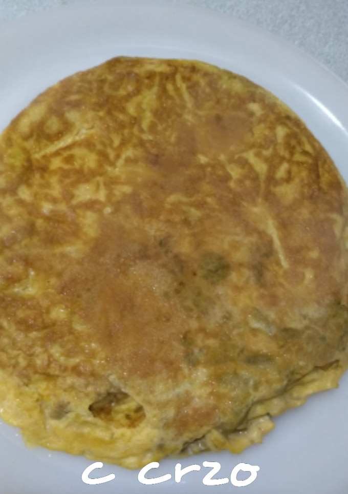 Una foto de Tortilla de espárragos