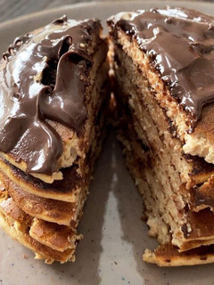 Foto de Panquecas com Molho de Chocolate