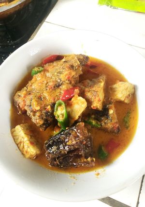 Foto resep Mangut Ikan Pari Asap