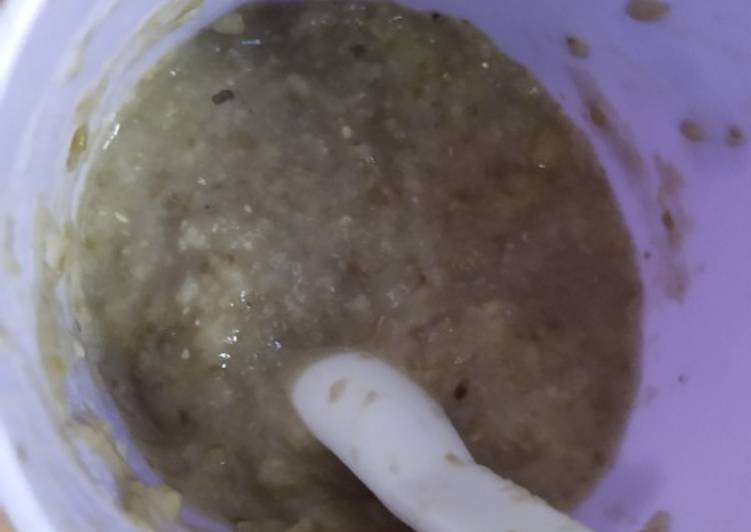 Resep Bubur kacang hijau 8m+ (trik ampuh atasi GTM) Anti Gagal