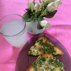 A picture of Masala French Toast.