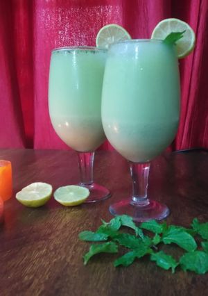 A picture of Tangy sattu drink.