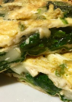 Foto principal de Tortilla de espinacas y queso de cabra