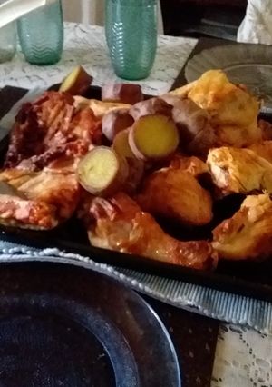 Una foto de Pollo al limón
