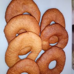 A picture of No yeast doughnuts 😋🤗.