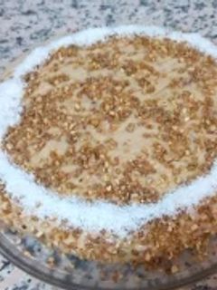 Una foto de Tarta de turrón
