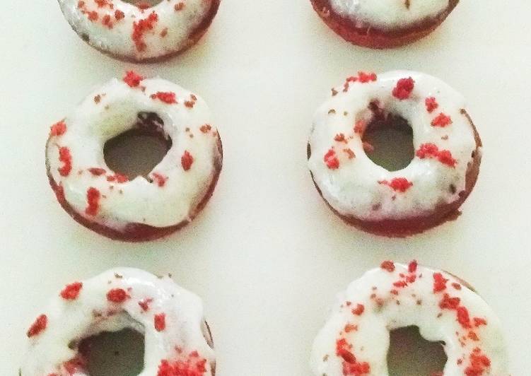 Recipe of Awsome Red Velvet Doughnuts | This is Recipe So Quick You Must Undertake Now !!