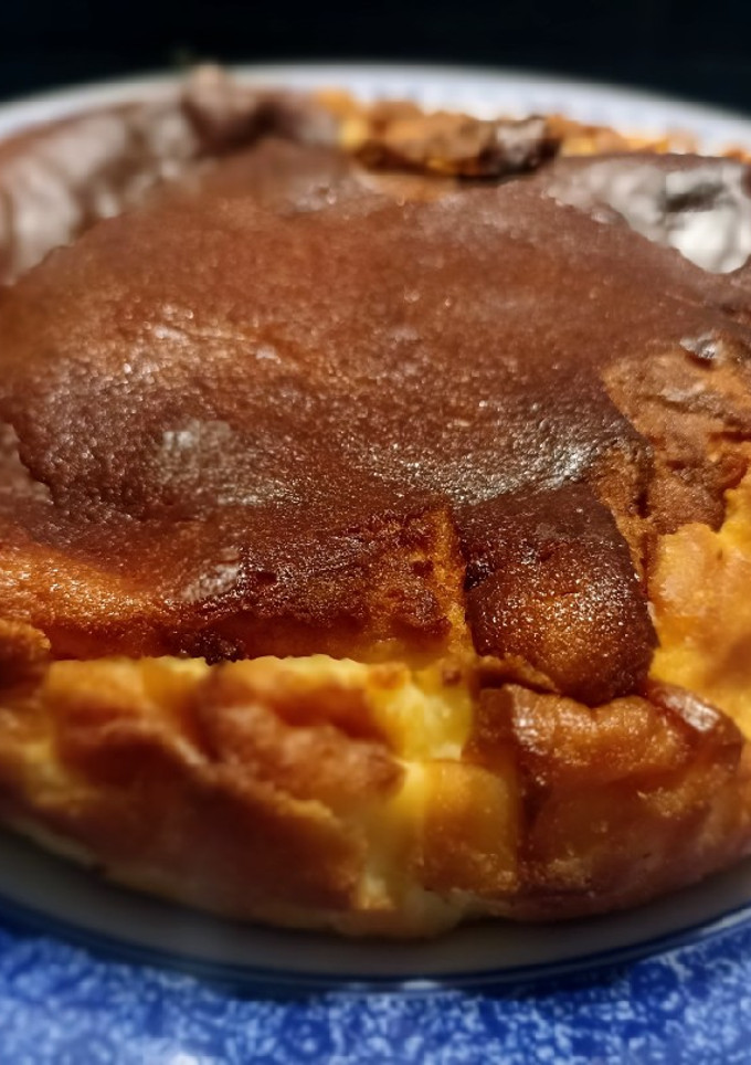 Una foto de Tarta de queso freidora de aire