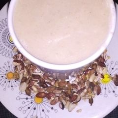 A picture of Groundnut pudding (kunun gyada).