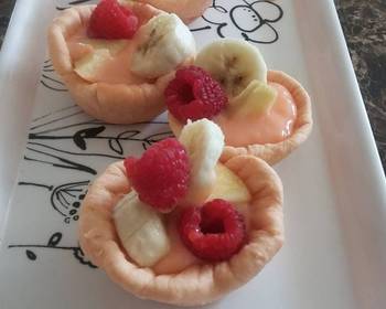 Easy Recipe Custard Fruit Tarts Savory Delicious