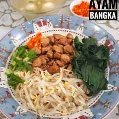 A picture of Bakmi ayam bangka.