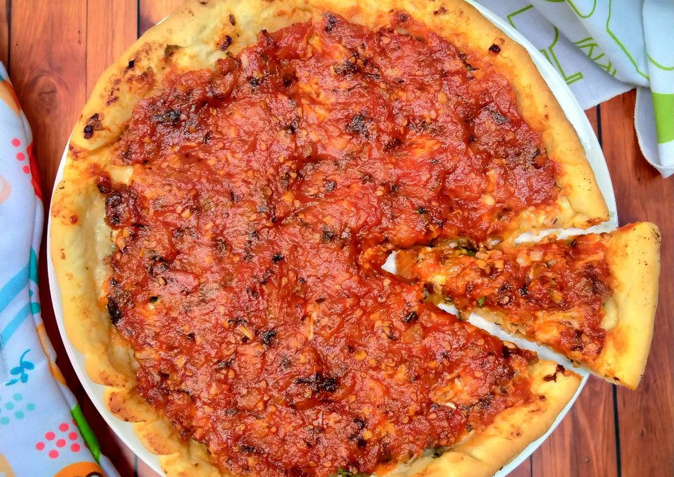 Resep Rahasia Chicago pizza Ala Koki