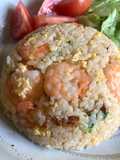 Rice Cooker Prawn Fried Rice