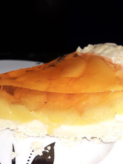 Una foto de Tarta de Durazno con Crema pastelera y Gelatina