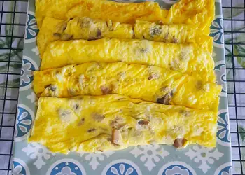 Cara Memasak Cepat Omelet (Dadar) Jamur Sedap