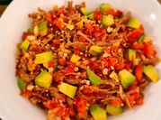 Una foto de falda de carne vacuna