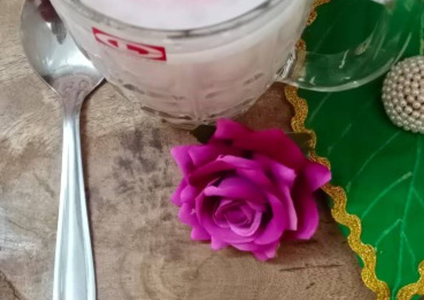 Rose-sago kheer