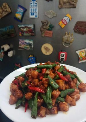 Foto resep Oseng oseng tempe kacang panjang