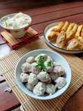 Pentol Bakso Tanpa Tepung (1 adonan untuk 4 varian)