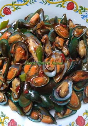Foto resep Kerang hijau saus padang