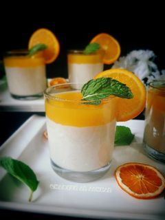 صورة لوصفة رز بحليب مع بالوظة البرتقال 🍊🥛