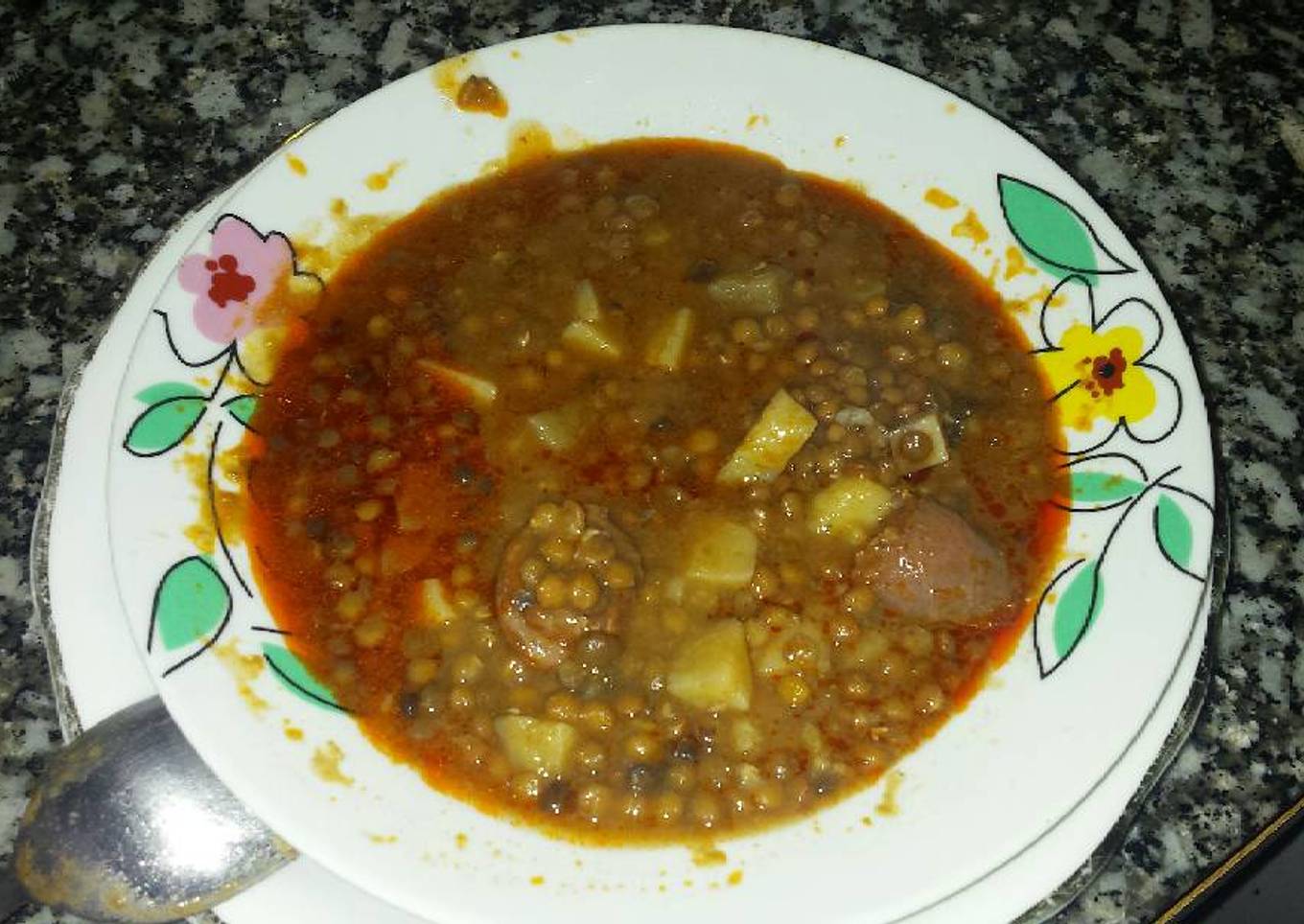 Lentejas con chorizo en olla GM D 