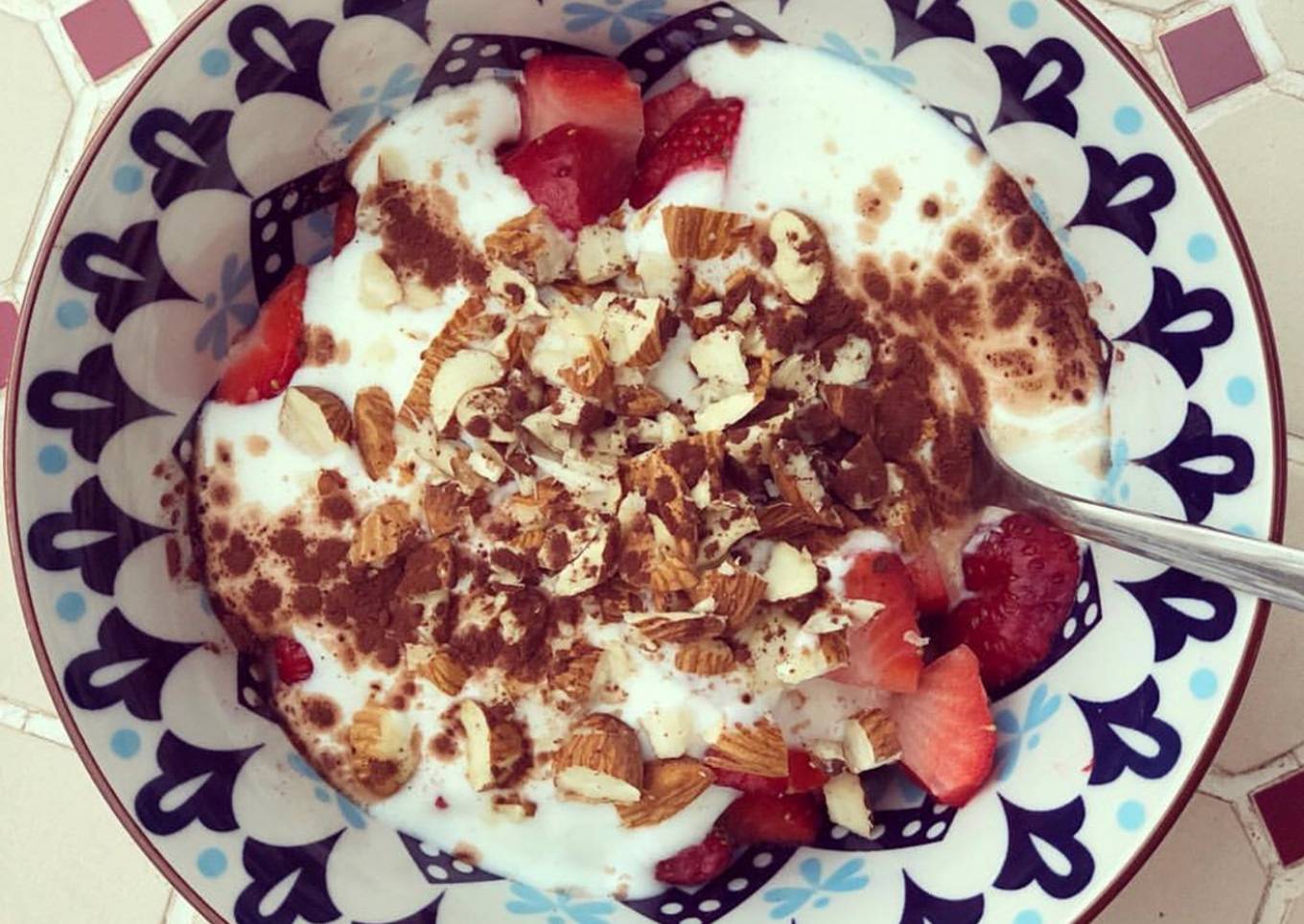 Bowl de yogurt y fruta🍓