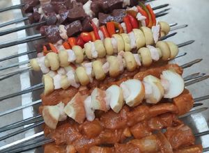 صورة لوصفة مشاوي شيش سودة فطر😋🍄
