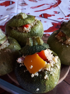 Foto di Zucchine ripiene di Cous cous alle verdure
