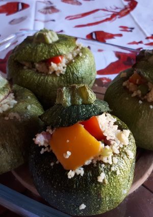 Foto di Zucchine ripiene di Cous cous alle verdure