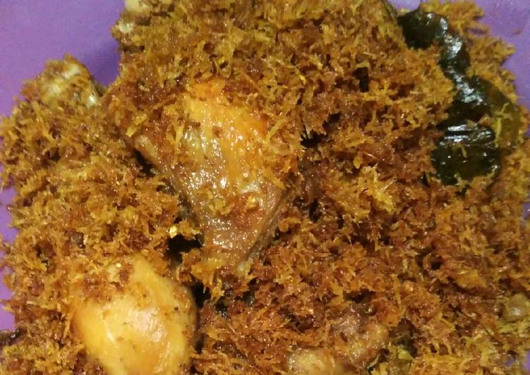 Resep Ayam goreng kelapa, Enak Banget