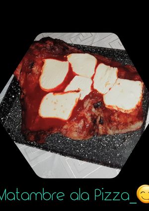 Una foto de Marambre ala pizza🤩😋