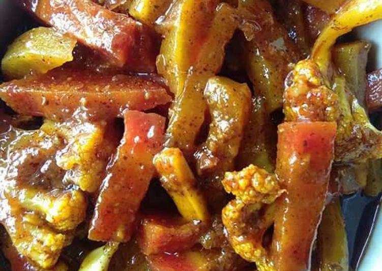 Recipe of Super Quick Homemade Mixed pickle