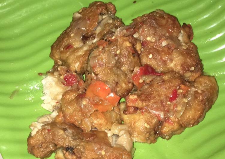 Ayam geprek ala listasyofi