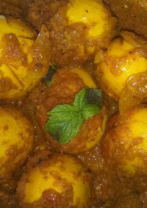 अंडे की सब्जी (ande ki sabzi recipe in Hindi) रेसिपी मुख्य फोटो