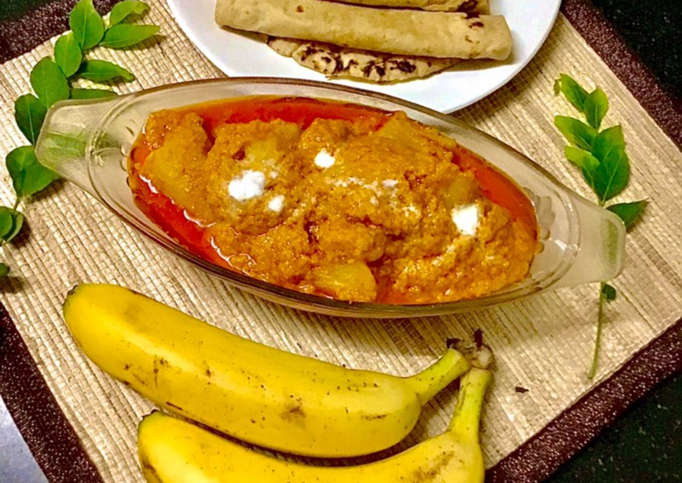 Punjabi Raw Banana Sabzi